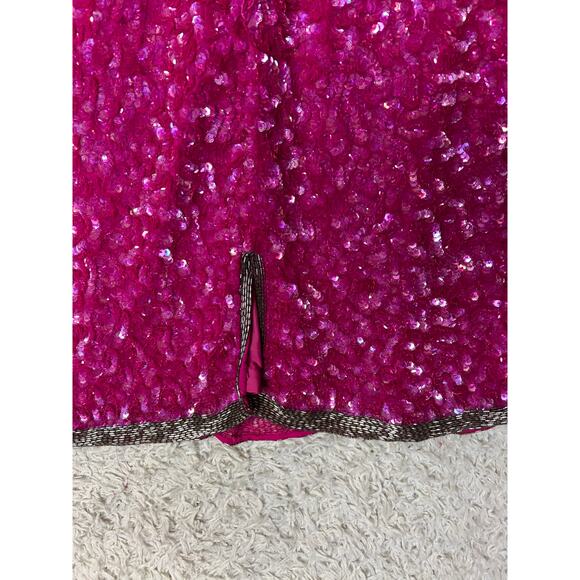 Vintage Silk Sequin Dress Small - Picture 8 of 9